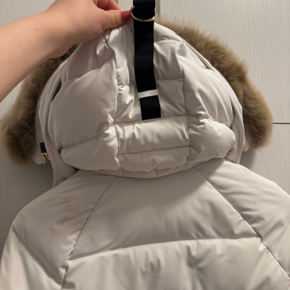 Moose Knuckles Gold Cambria shearling puffer coat - Picture 8 of 13